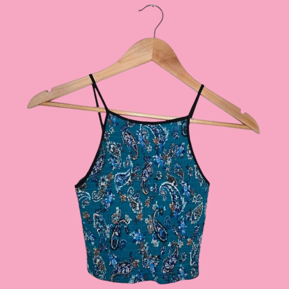 Paisley Crop Top